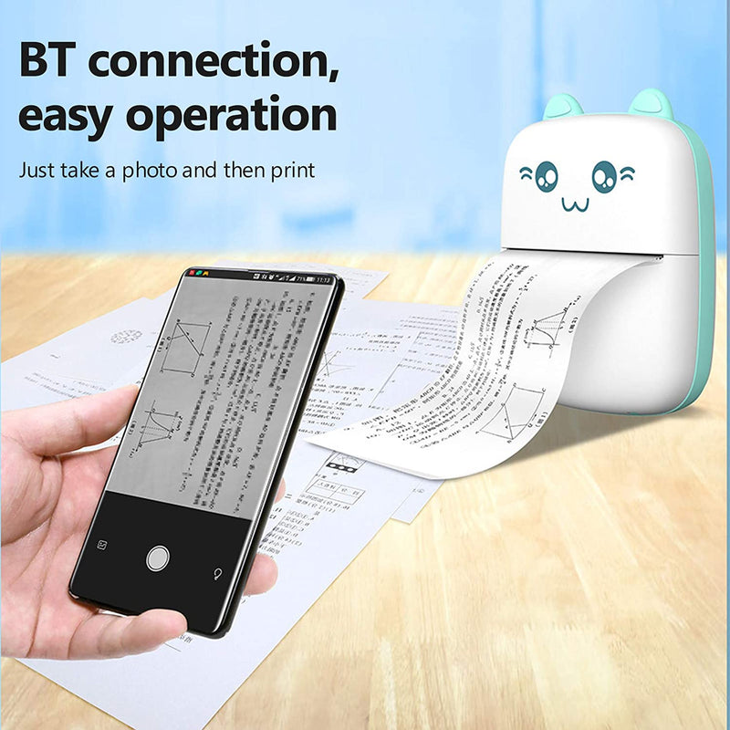 Load image into Gallery viewer, Portable Mini Pocket Printer BT Thermal Printer
