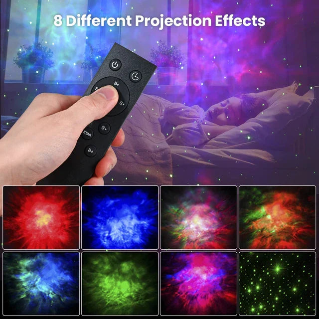 Load image into Gallery viewer, Rocket Astronaut Star Projector Night Light with Remote Control 360 Adjustable Design Nebula Galaxy Lighting for Children
