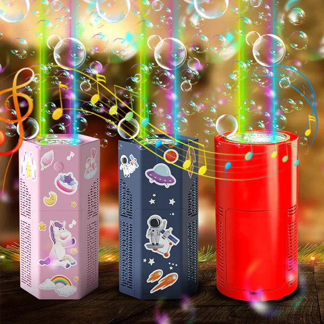 Load image into Gallery viewer, New Fireworks Bubble Machine Automatic Electric Bubbles Machine With Music Colorful Light  Spring Festival Wedding Gift Toy
