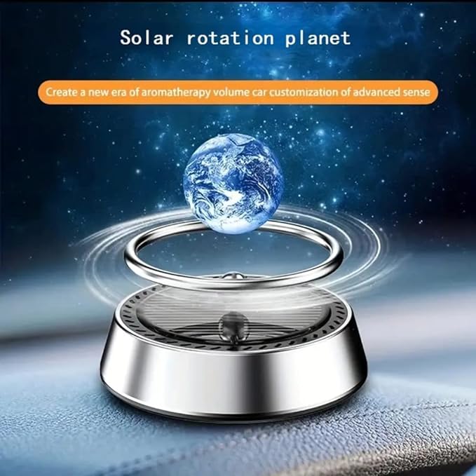 Load image into Gallery viewer, Solar Car Aromatherapy | Vehicle Air Freshener Rotating | Interstellar Ball Automobiles Interior Decoratio
